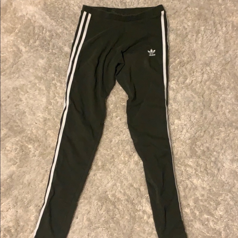 Olive adidas leggings